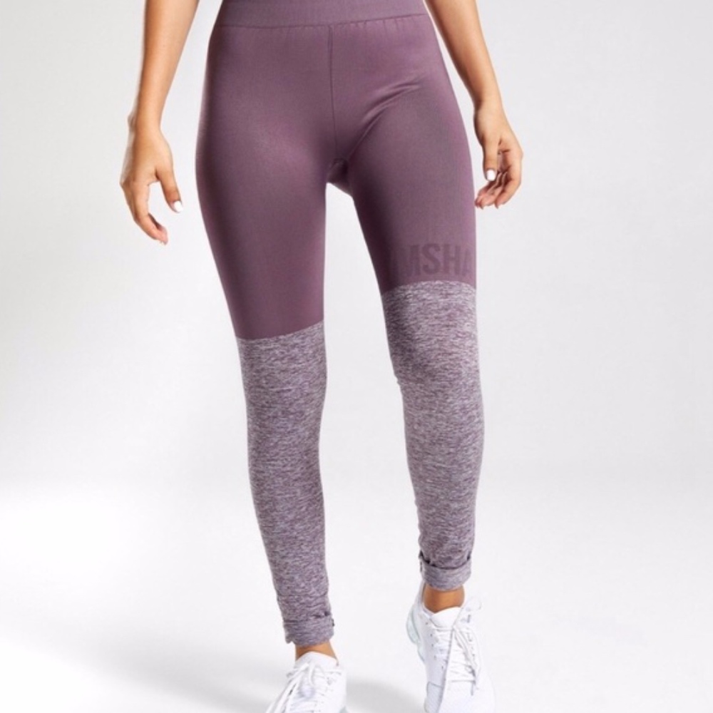 NWOT Purple Two Tone Leggings (Size M)